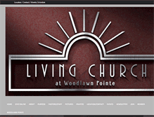 Tablet Screenshot of livingchurchsa.org